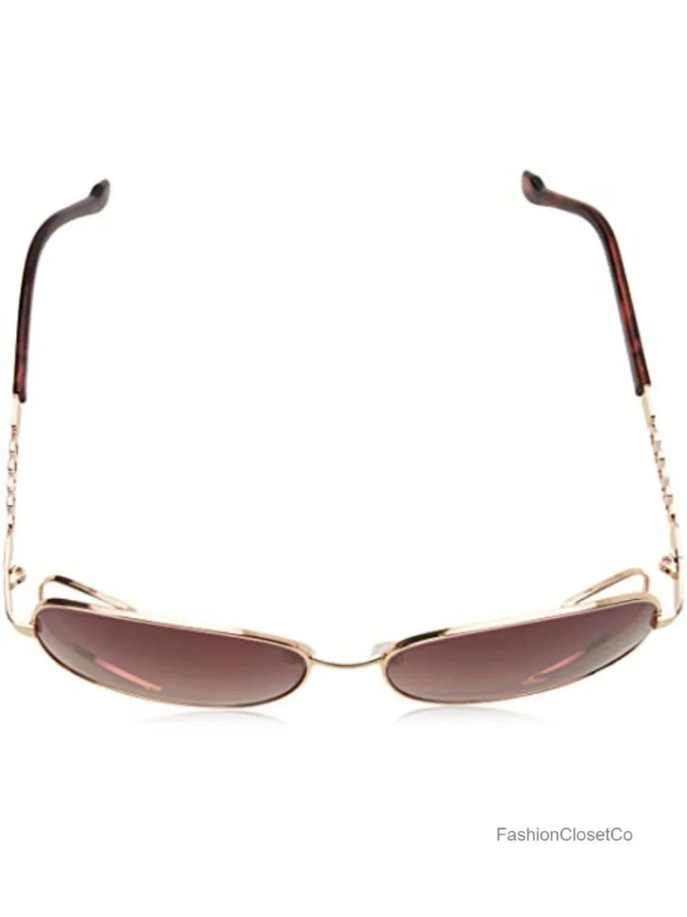 Oversized Metal Square Sunglasses with UV400 Protection